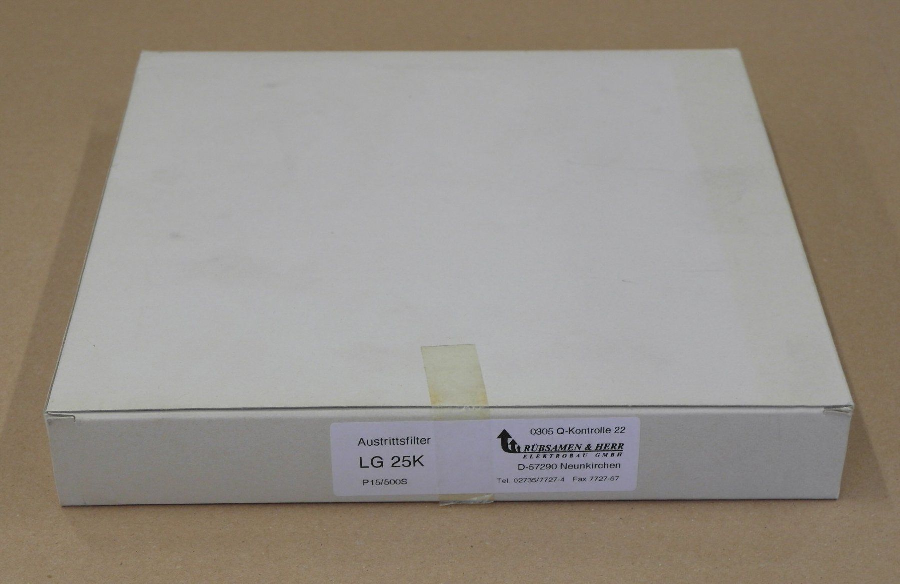 Lüftung: Neuer Austrittsfilter (Filter auswechselbar) – Neu und originalverpackt aus Däniken SO von _Pharao_ 3