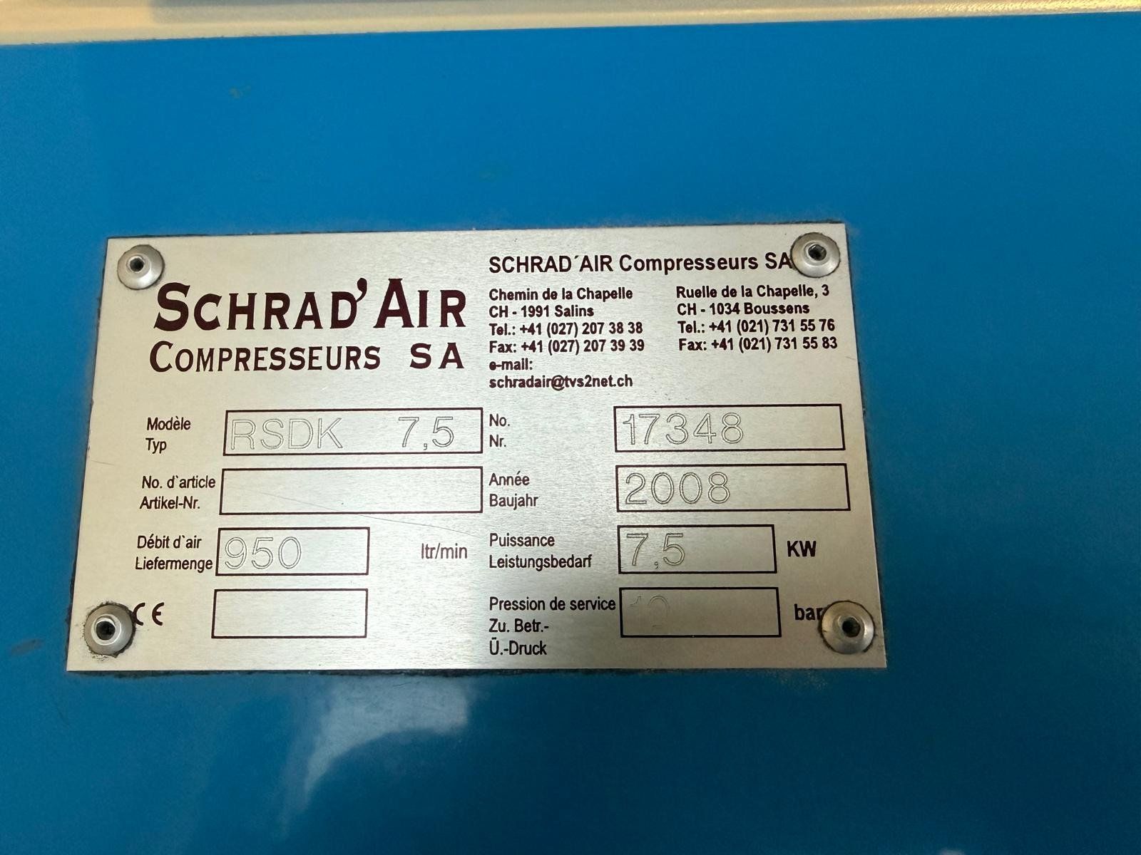 Compressori: Compresseur à vis RENNER 250L – Usato da La Chaux-de-Fonds venduto da Bretelle 5