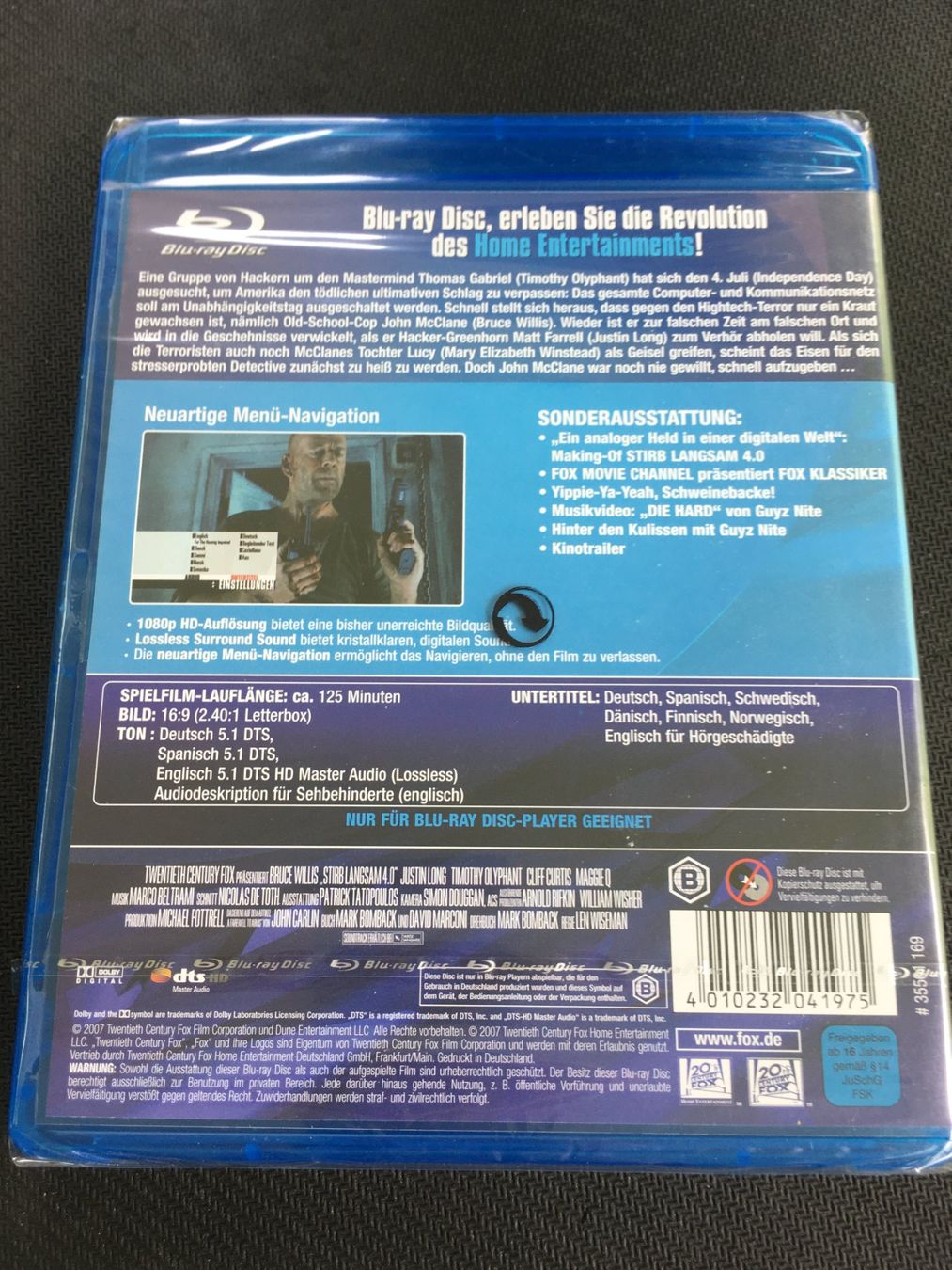 Tutti i DVDs: Stirb Langsam 4.0 (Blu-Ray) Neu/Sealed – Nuovo e nell'imballaggio originale da St.Gallen venduto da MedienJoe 1