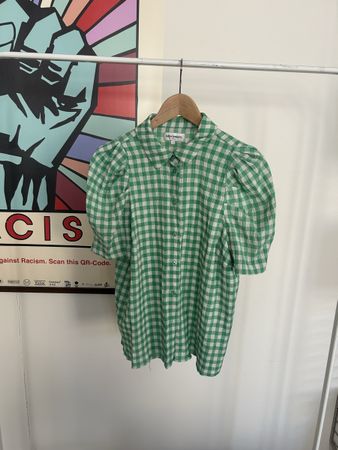 Jollys Laundry blouse green checkered size XL