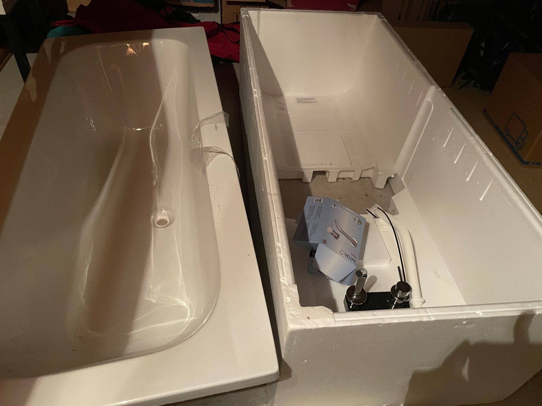 Vasche da bagno: Badewanne Jungborn mitIsolation und Einhandmischer – Nuovo (secondo la descrizione) da Sennhof venduto da herz40
