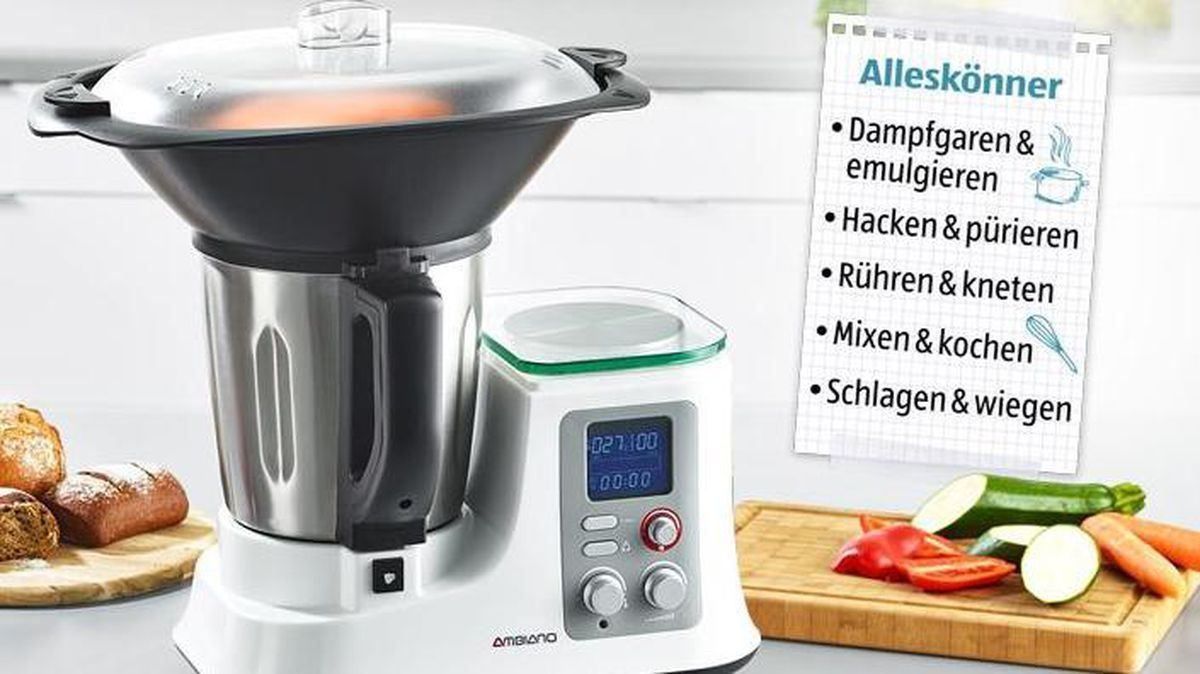 Küchengeräte: Gourmet Cook Küchenmaschine mit Kochfunktion Food Processor – Neu und originalverpackt aus Schaffhausen von Spezialist 1