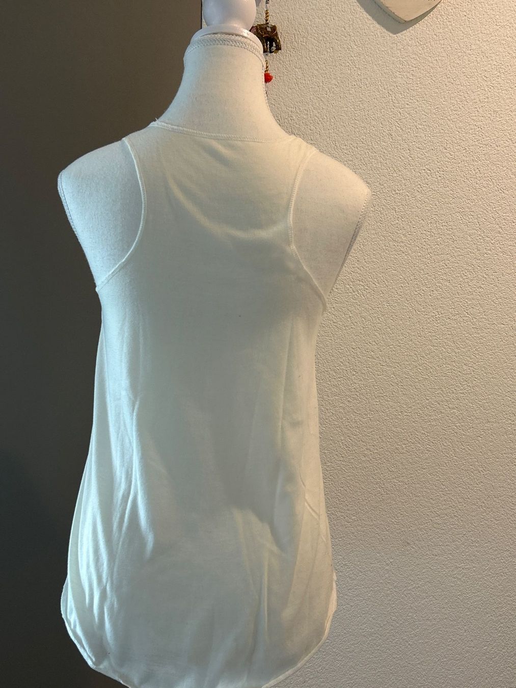 Top: Ärmelloses Shirt Damen weiss mit Baummuster – Usato da Brunnen venduto da Nala2929 3