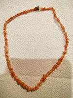 Collier en Éclats de Pierre Naturelle Corail - Style Baroque