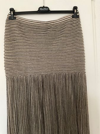 Massimo Dutti schöner langer Rock Strickrock Gr L nwrt
