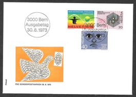 FDC Serie 545-547 ET 30.8.1973 schön illustriert