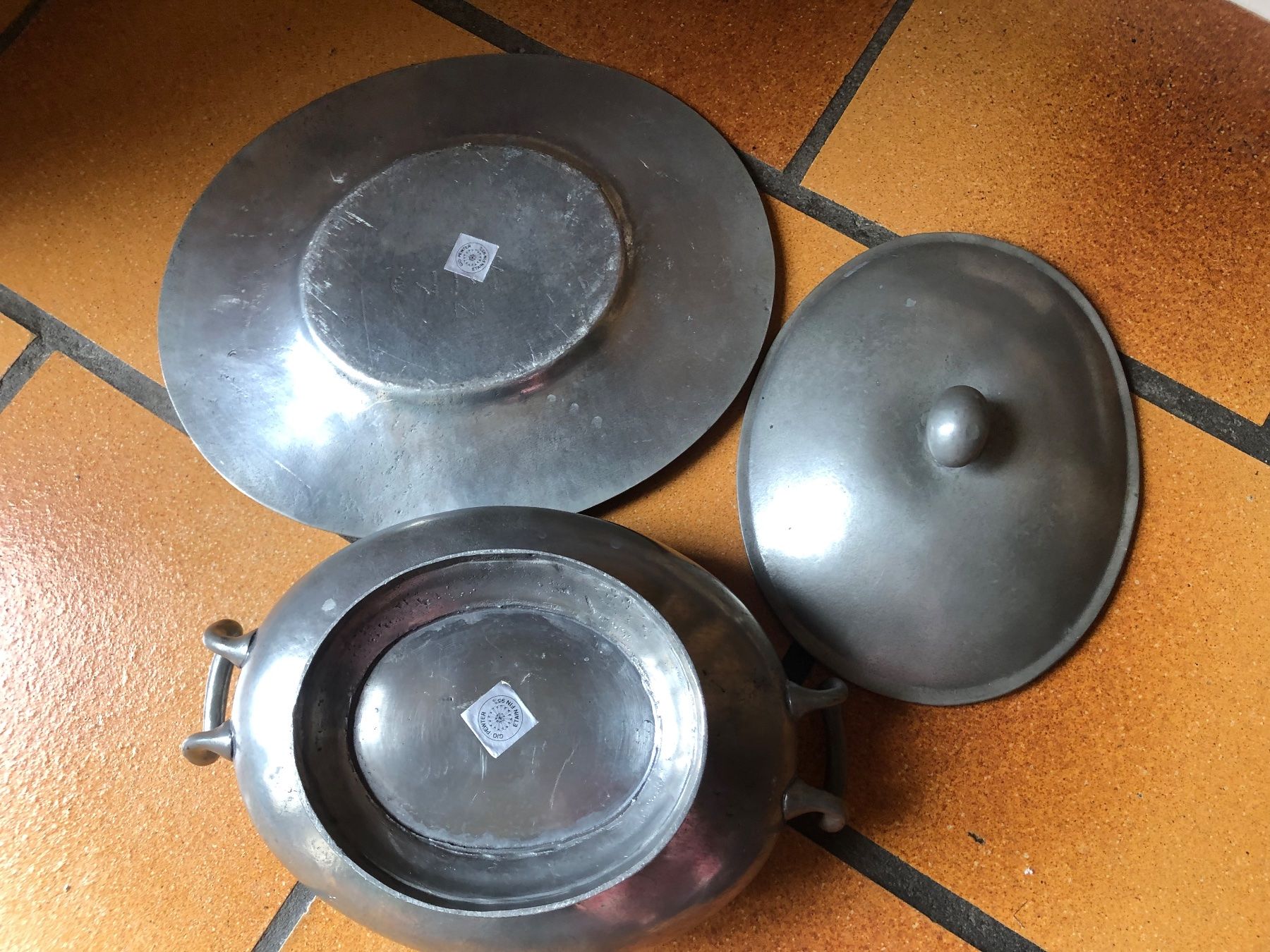 Piatti di portata: soupière en étain – Usato da Bernex venduto da joe_6dn9 3