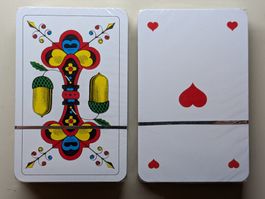 Jasskarten 1x deutsch 1x französisch [neu&OVP]