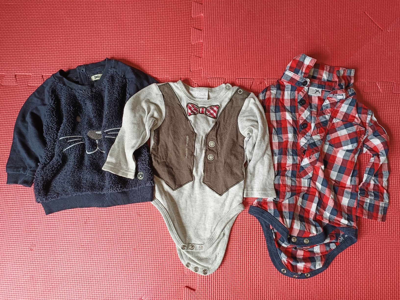 Biancheria intima: Baby Pulli und 2x Langarm Bodys Gr 62/68 Elegant Set – Usato da Oberhofen Thun'see venduto da cri_6md2