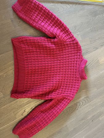 Kuscheliger Strickpullover in Pink Grösse S