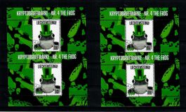 Crypto Briefmarke - Nr. 4 The FROG kompl. Serie gestempelt