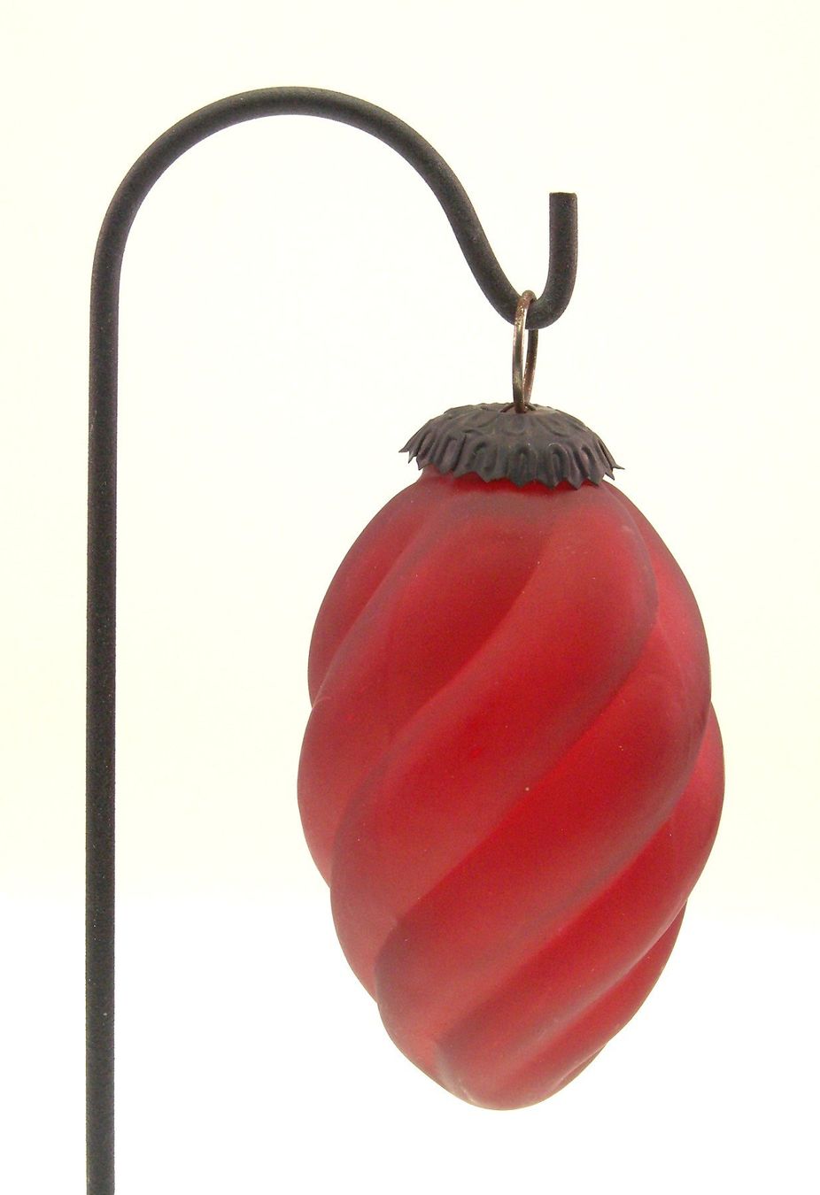 Tutte le decorazioni: Weihnachtskugel Glaszapfen Biedermeier Stil massiv Glas – Usato da Langenthal venduto da Antik_Huesli 1
