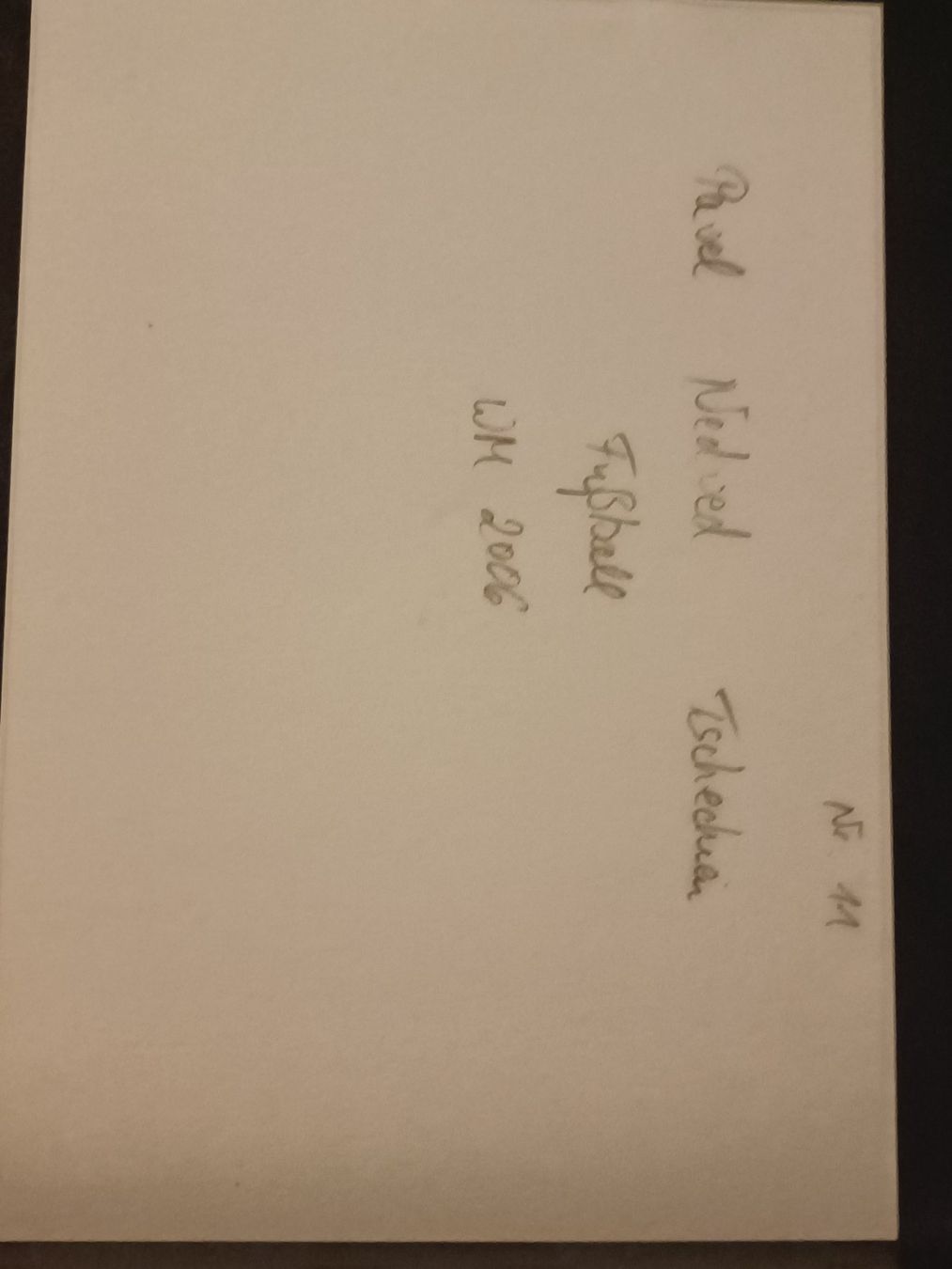 Autografi: Paved Neved - Tschechien WM 2006 - Handsigniert – Usato da Menziken venduto da Artographs 1