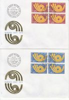 SBK 543 - 544 im 4er-Block FDC