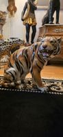 Grosse Vintage Tiger Statue, Keramik
