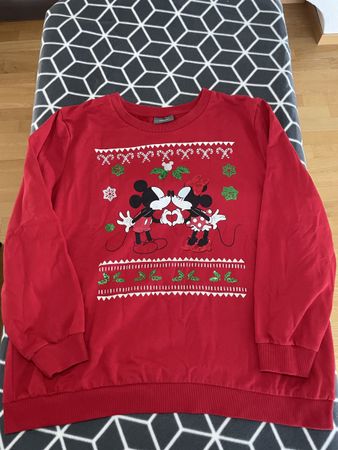 Pullover Mickey & Minnie Mouse Motiv - Weihnachtsedition