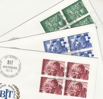 SBK D lV 106 - 108 im 4er-Block FDC