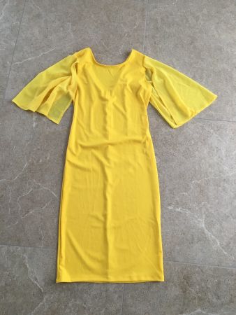 Sommerkleid Gr. S gelb