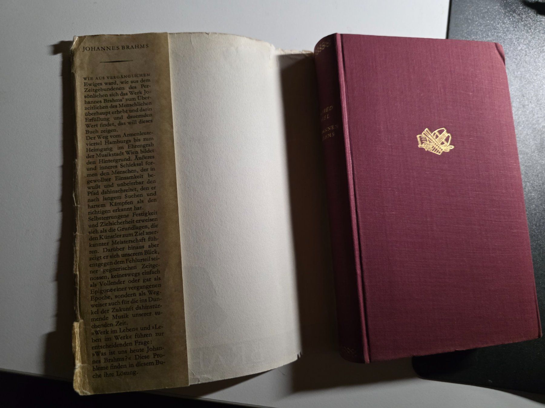 Libri: Alfred Orel - Johannes BRAHMS - 1948 – Usato da Walterswil BE venduto da Lonitti 8