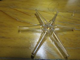 Glas Stern - Glasi  Hergiswil - Weihnachstsschmuck   (Nr.02)