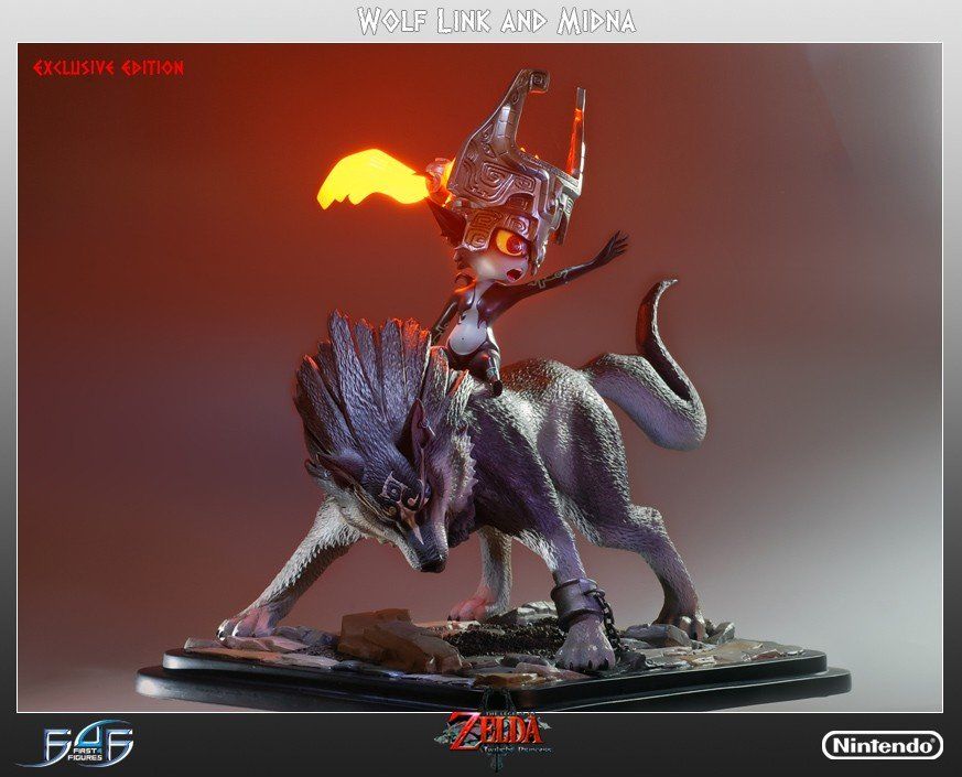 Nintendo Statuette: First 4 Figures Wolf Link and Midna Exclusive – Nuovo (secondo la descrizione) da Sumiswald venduto da dulik94