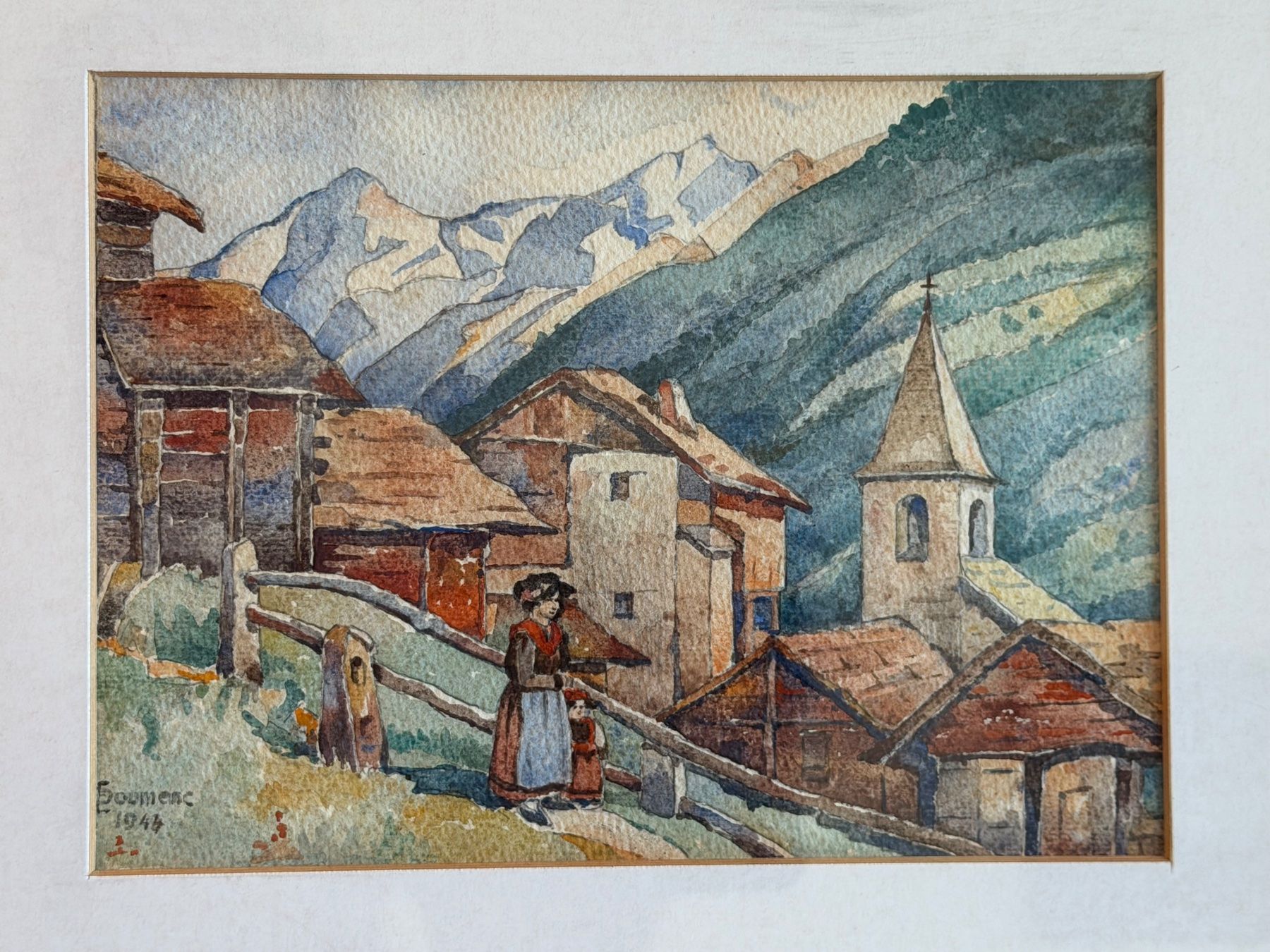 Dipinti: Eugène Doumenc (1873 - 1943) – Usato da Basel venduto da PAUL_ART 2