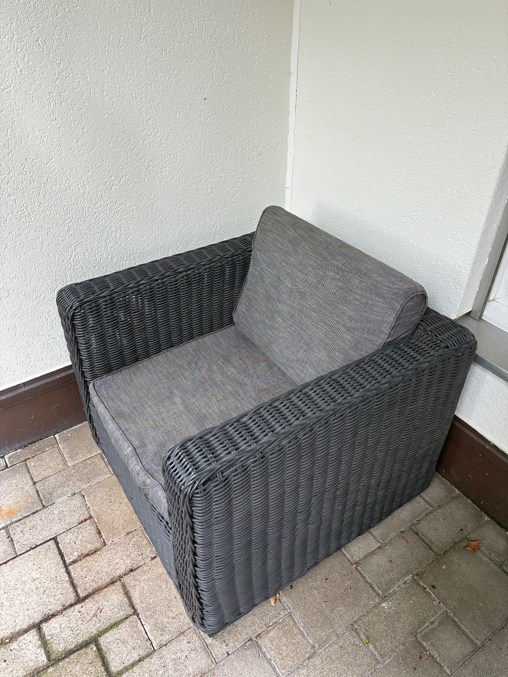 Stühle: Grauer Gartensessel – Gebraucht aus Thalwil von vau_9tqb 1