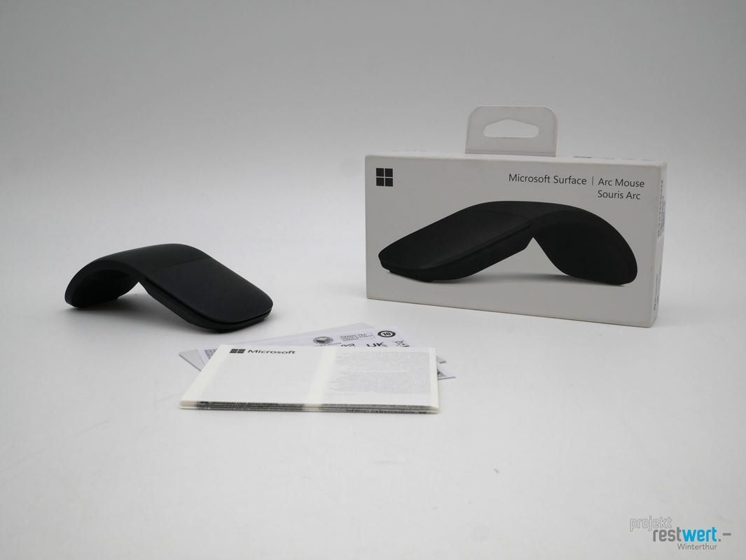Microsoft Souris: MICROSOFT Surface Arc Maus, Schwarz – Neuf (Voir description) à Winterthur par Restwert_Winterthur