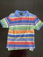 Ralph Lauren Poloshirt Gr. 7 gestreift Jungen Sommer Baumwol