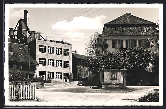 Cartes postales: Dürrenäsch, Strassenpartie mit Fabrik – D'occasion à Berlin par bartko-reher