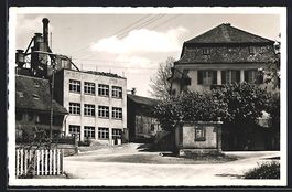 Dürrenäsch, Strassenpartie mit Fabrik