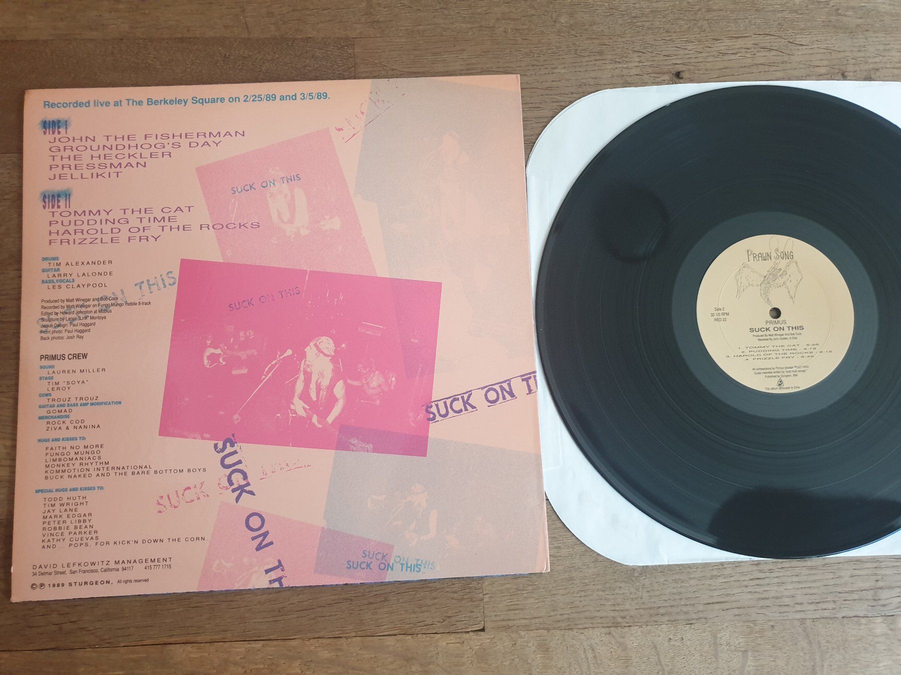 Dischi in vinile: Primus ‎ Suck On This – Usato da zürich venduto da ultraviolet 1