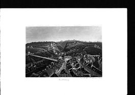 Fribourg Aquatinta von Dikenmann