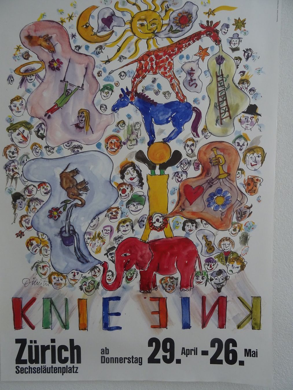 Foto & Immagini: Circus Knie - 1993 - Elefant Dimitri – Usato da Münchwilen TG venduto da Lukas26