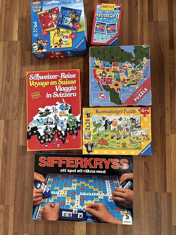 Ravensburger Spiele: 6 Spiele und Puzzle – Gebraucht aus Langendorf von Tbejda
