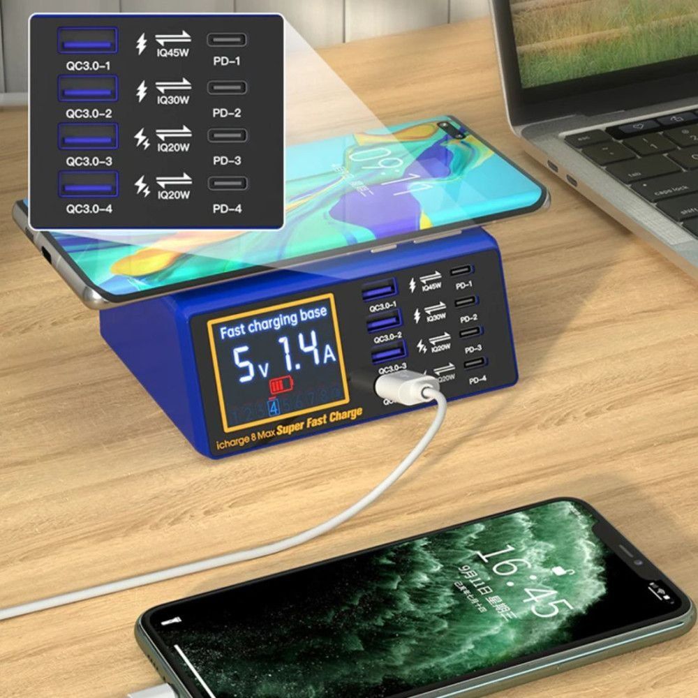 Caricabatterie: Mechanic Fast Charge Station Desktop USB Ladecenter – Usato da Zürich venduto da youelec 4