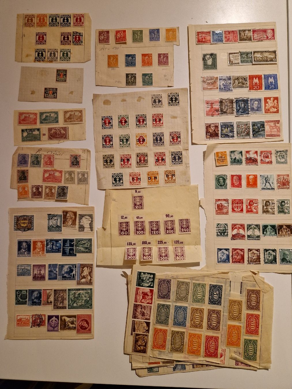 Tutti i francobolli: Deutsches Reich Briefmarken Lot – Usato da St. Gallen venduto da Enrico_SG