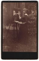Fotografie Künstlerin / Portrait-Maleri