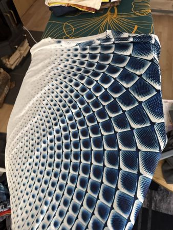 T-Shirt Herren Grösse S bedruckt weiss/blau neu