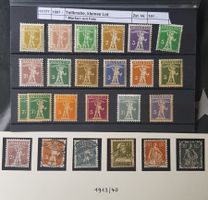 Briefmarken Tellenknaben und Andere ab 1907