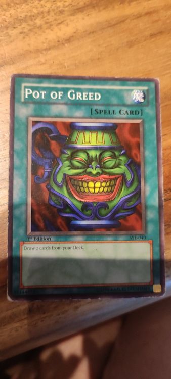 Yu Gi Oh Pot of Greed | Kaufen auf Ricardo