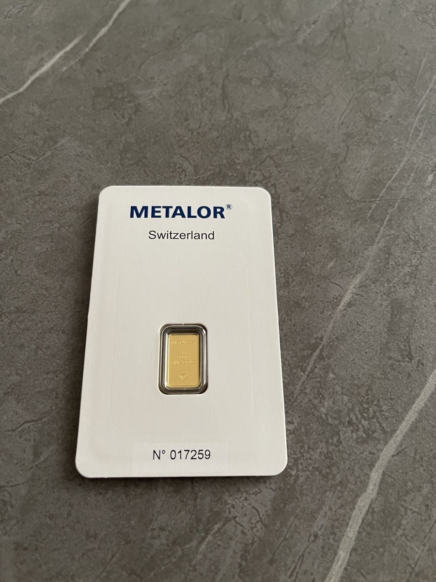 Métaux précieux: Goldbarren 1g  – Neuf avec emballage d'origine à Lugano par bra_syz9
