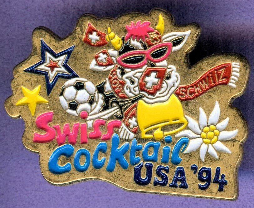 Plaketten & Abzeichen: Swiss Cocktail  USA '94 – Gebraucht aus Winterthur von Sammleroase