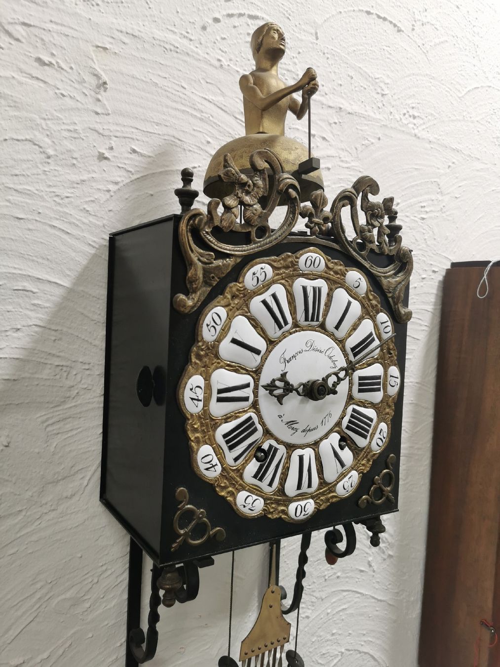 Orologi da terra & Orologi da parete: Comtoise mit Spezialglocke, komplett – Usato da Bülach venduto da Uhrenwerkstatt 1