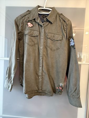 Pepe Jeans Hemd, Gr. XS, Farbe Olivgrün/Khaki