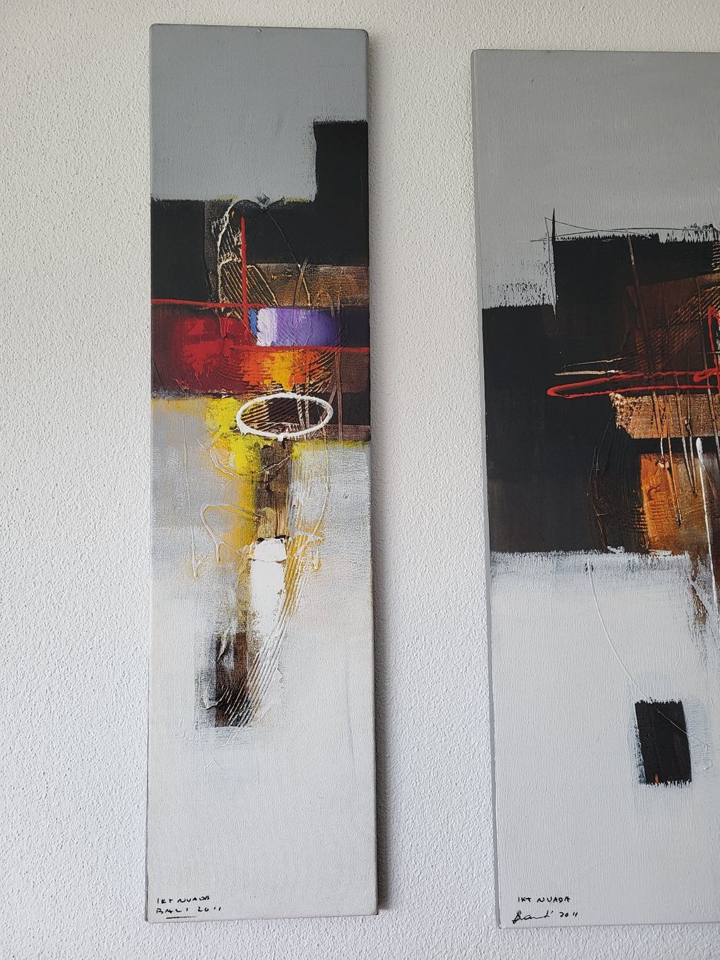 Poster & Bilder: Abstrakte Malerei auf Leinwand – Gebraucht aus Luzern von Alieska 3