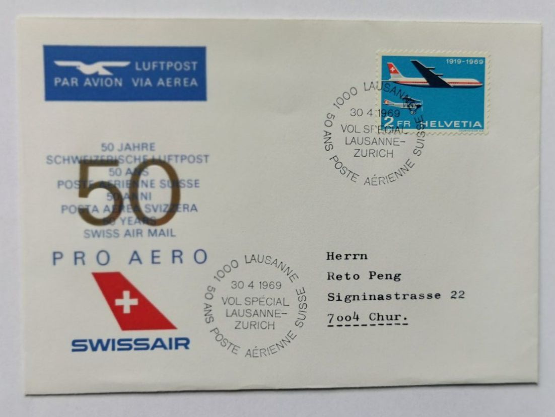 Alle Briefmarken: 50 Jahr Pro Aero – Neu (gemäss Beschreibung) aus Aadorf von Chnorli-Furz
