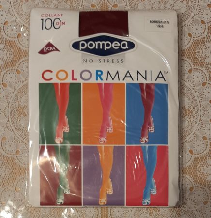 Pompea Colormania 100DEN Bordeaux Gr.1-2/S Strumpfhose