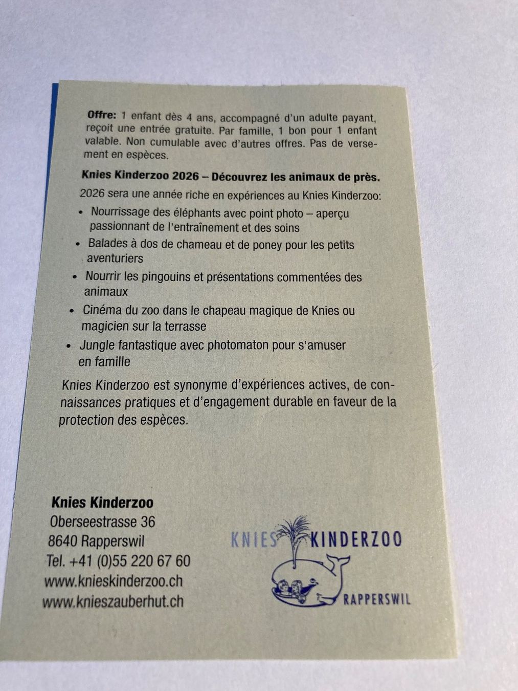 Buoni: Knie Kinderzoo – Nuovo (secondo la descrizione) da Bressaucourt venduto da lilitisha 1