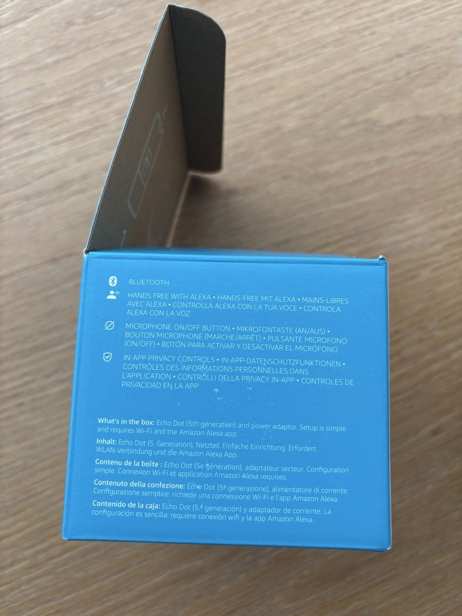 Amazon Casse acustiche: Amazon Echo Dot 5. Gen. mit Netzteil, ungeöffnet! – Nuovo e nell'imballaggio originale da Rüttenen venduto da Peace61 1